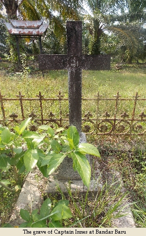 Grave
                of Captain Innes